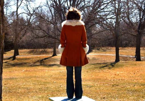 Girl Standing Alone