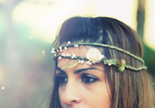 Girl wearing head piece. | Girldefined