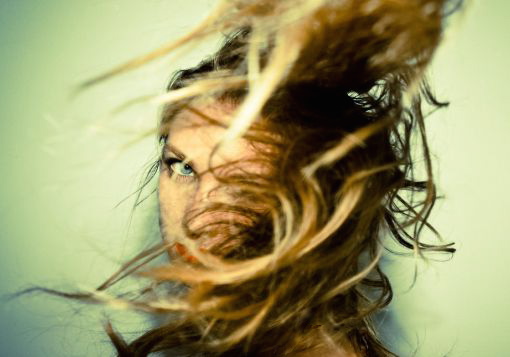 Girl with wild hair