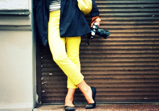 Girl in yellow pants | Girl Defined