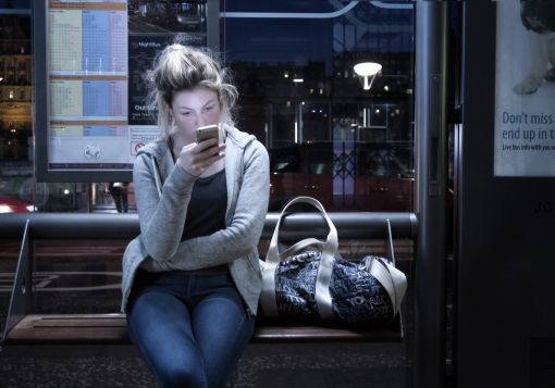 Girl Looking at phone