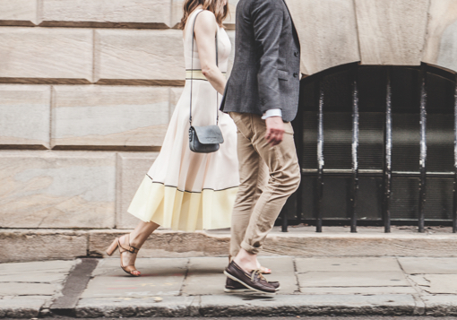 Couple walking