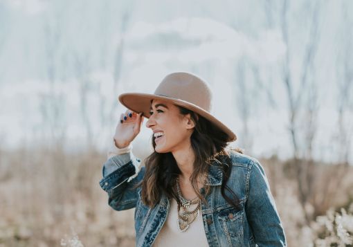 girl smiling